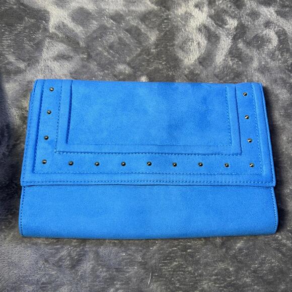 H&M Women's Heels Baby Blue Sz 7 With Matching Clutch - Picture 12 of 15